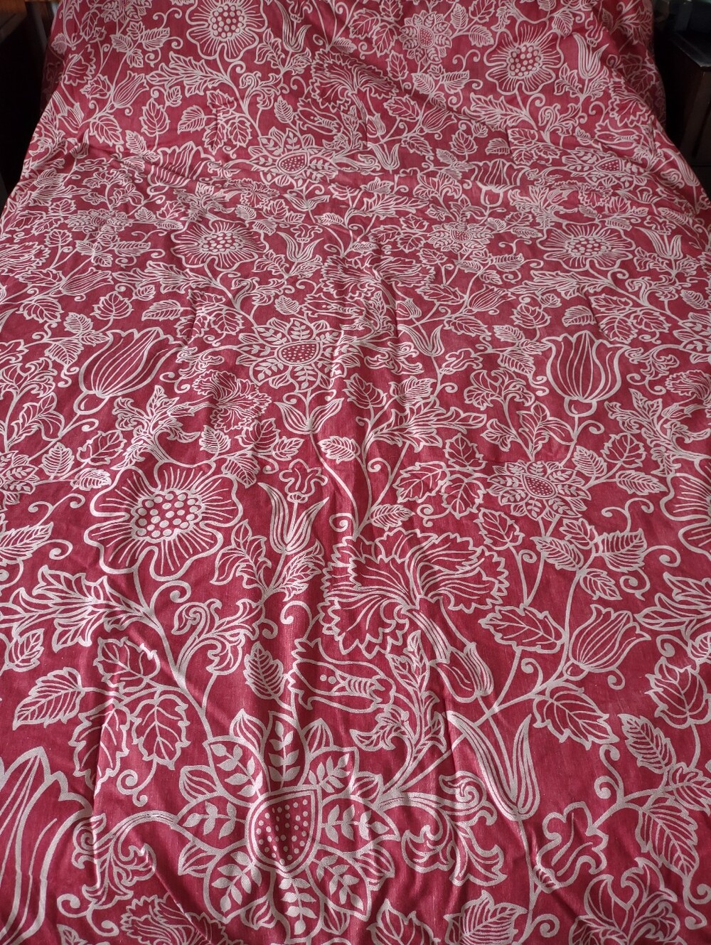Martha Stewart Cotton Flower Victorian Print Duvet